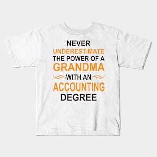 Accountant degree tshirt Kids T-Shirt